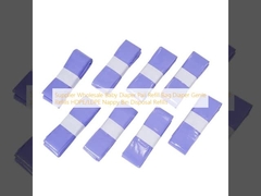 Supplier Wholesale Baby Diaper Pail Refill Bag Diaper Genie Refills HDPE/LDPE Nappy Bin Disposal Refills