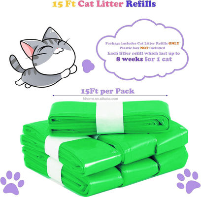 Un bon prix. Boîte à litière pour chat personnalisée, imperméable et biodégradable, doublée d'un sac à déchets, sacs à litière pour chat à cordon, sacs à ordures pour animaux de compagnie en ligne