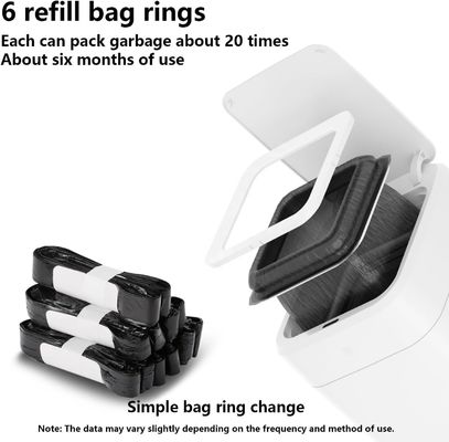 Good price PE Trash Can Automatic Bag Biodegradable Black Dustbin Bags Customized For Self Seal Trash Can online