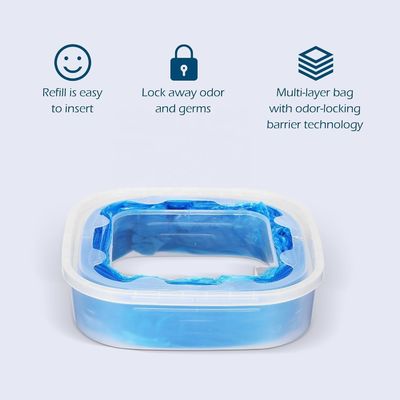 Harga yang bagus Blue Litter Refill Biodegradable Diaper Refill Bags 7m 7.5m 8m on line