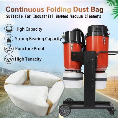 Good price  White/Custom  Dust Extractor Collection Bags Vacuum Replacement Bags Factory-Direct Continuous Folding Industrial Dust Collector Manufacturers Custom-Size Festool Dust Collector online
