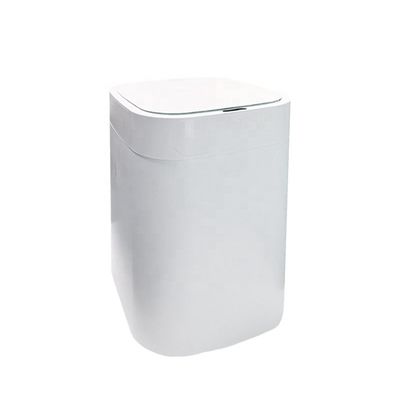 Good price White Smart Trash Can Self Sealing Touchless Sensor Trash Can Customized online