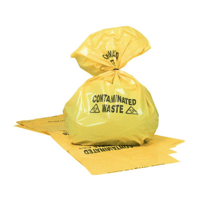 Good price Plastic Medical Waste Bags Disposable Yellow Biohazard Waste Bag Customized online