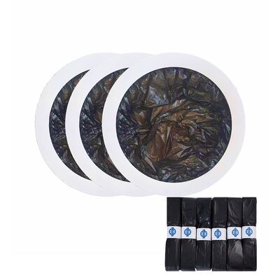 Bom preço. Sacos de lixeira inteligentes de fabricação direta de controle de odor Sacos de lixeira simples de PE durável Sacos de lixeira humanos pretos / personalizados Sacos de lixeira para lixeira Townew S2000 Sacos de substituição de lixo inteligente on-line